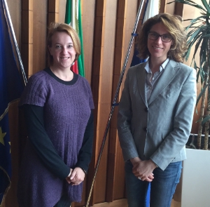 Tatiana Deflorian e la Presidente Avanzo